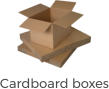 Cardboard boxes